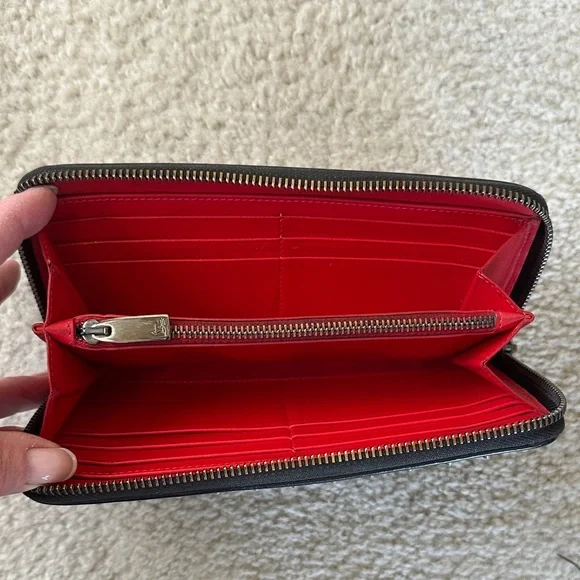 Christian Louboutin Studded Black Wallet - Picture 9 of 14